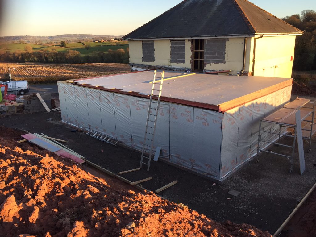 Timber Frame Ground Floor Complete