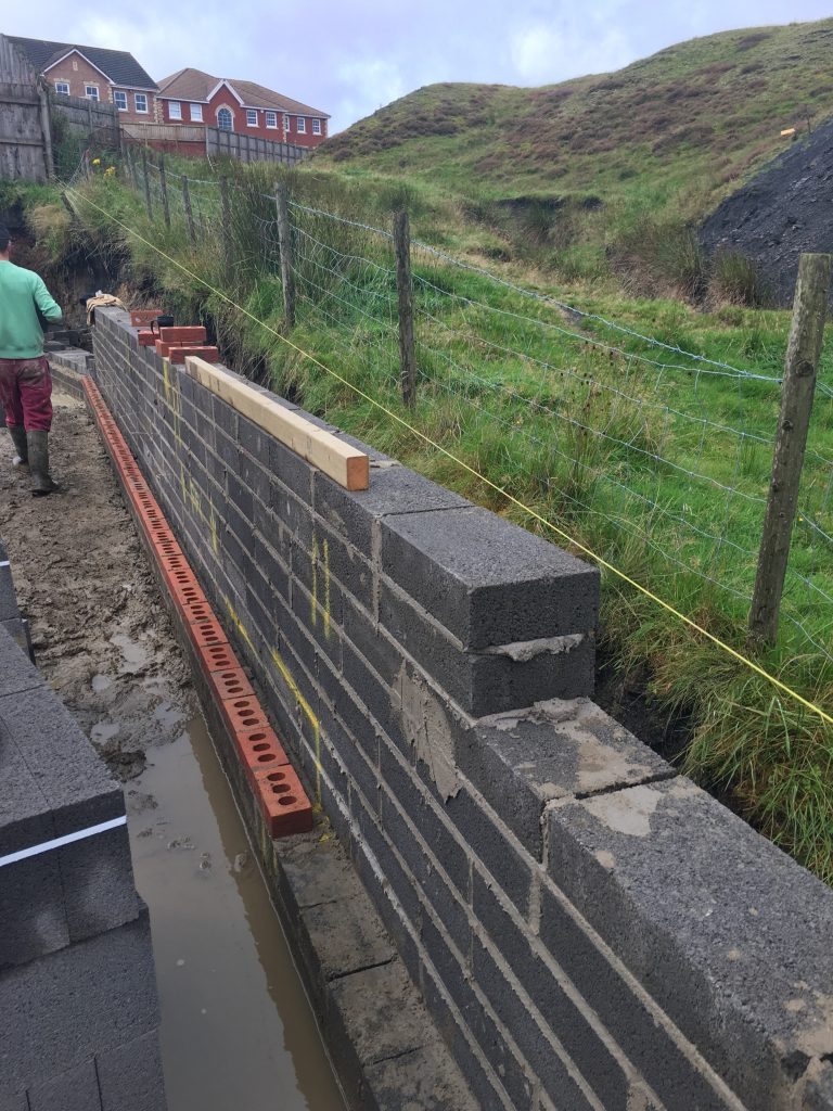 Maxiom Plot 9 Retaining Walls